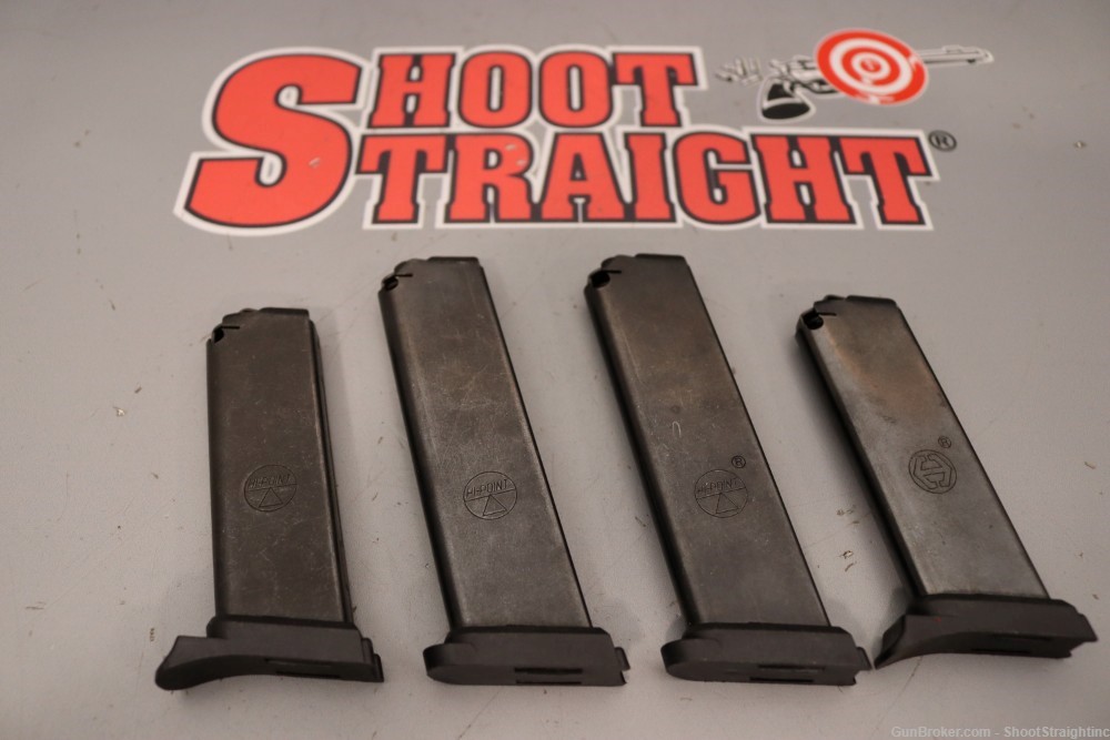 Lot O' Four (4) Miscellaneous Hi-Point Pistol Mags - See Pictures --img-7