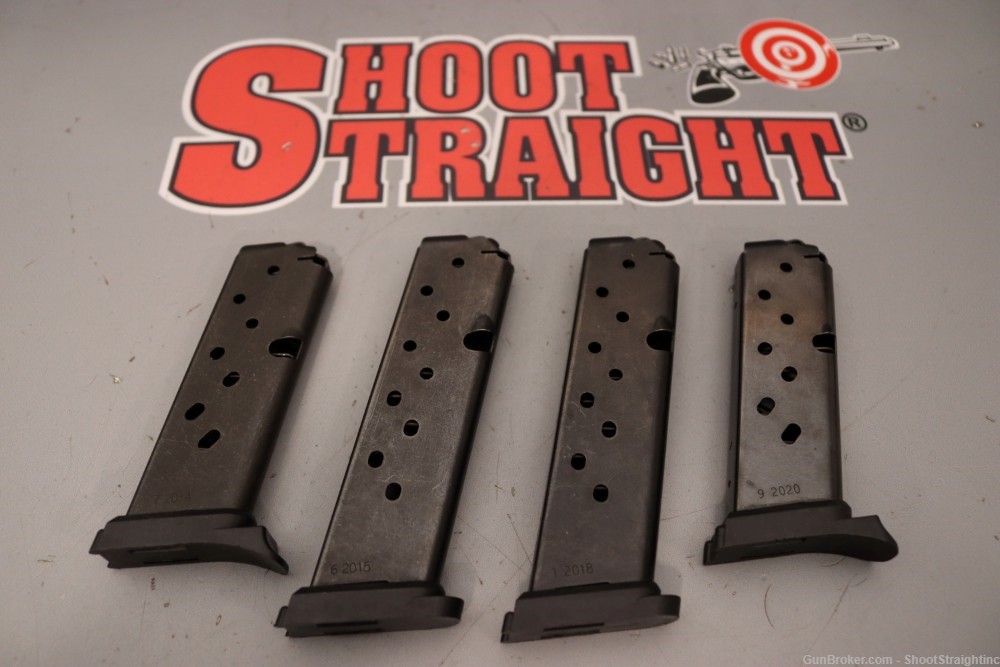 Lot O' Four (4) Miscellaneous Hi-Point Pistol Mags - See Pictures --img-0