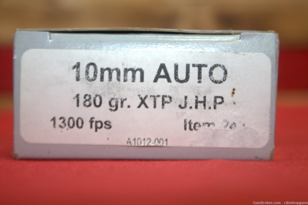 Underwood Ammo 10mm 180 Grain XTP JHP 1 Box 50 Rounds-img-0