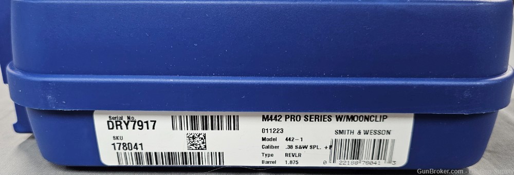 Smith & Wesson 442 Performance 38 SPL +P 1.88" 5RD 178041 Pro Series M442-img-6