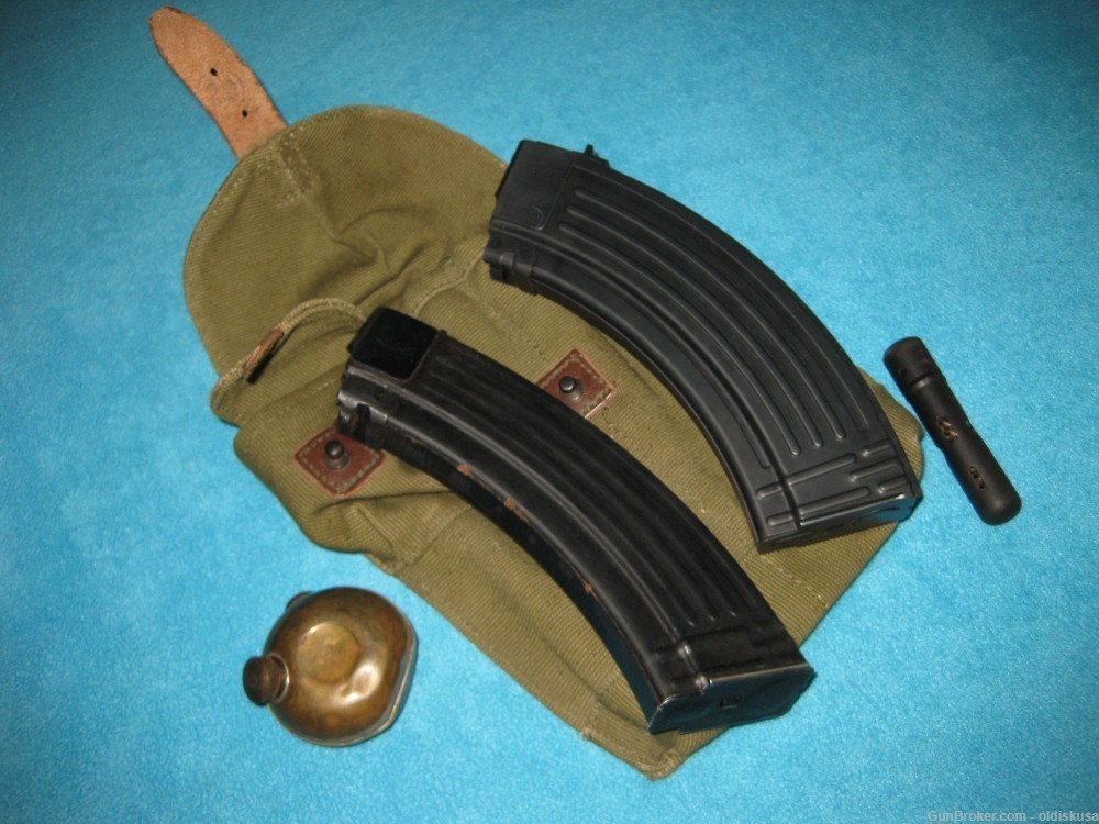 Set of 2 AK47 Magazines East Europe  Kit Pouch Cleaning Kit Oiler Bottle -img-1