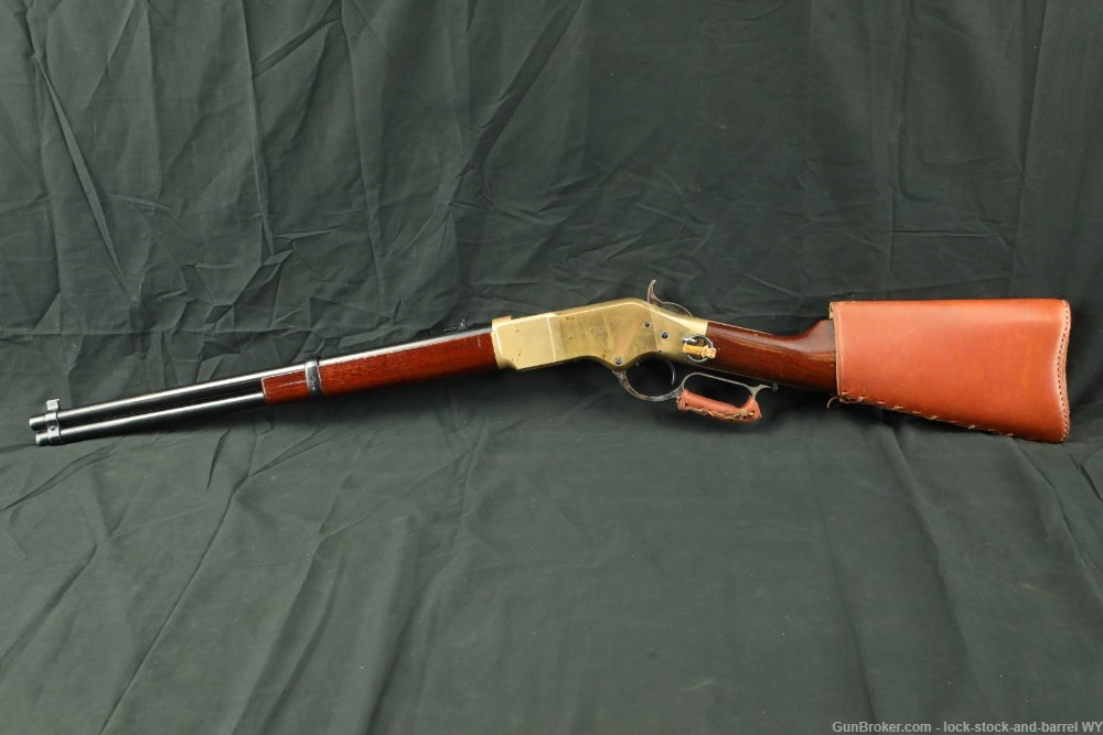 Uberti 1866 Carbine Mod.66 Yellow Boy Saddle Ring 38 SPL Lever Action Rifle-img-7