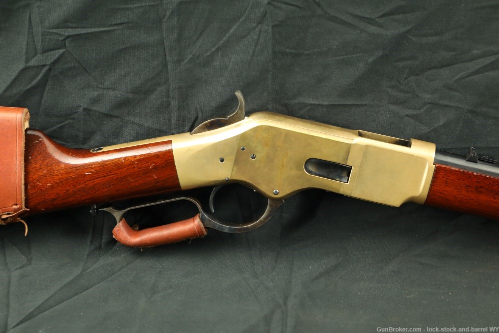Uberti 1866 Carbine Mod.66 Yellow Boy Saddle Ring 38 SPL Lever Action Rifle-img-4