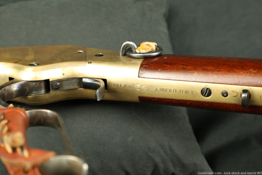 Uberti 1866 Carbine Mod.66 Yellow Boy Saddle Ring 38 SPL Lever Action Rifle-img-29