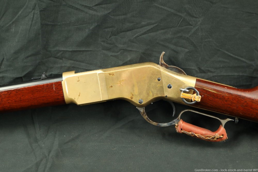 Uberti 1866 Carbine Mod.66 Yellow Boy Saddle Ring 38 SPL Lever Action Rifle-img-10