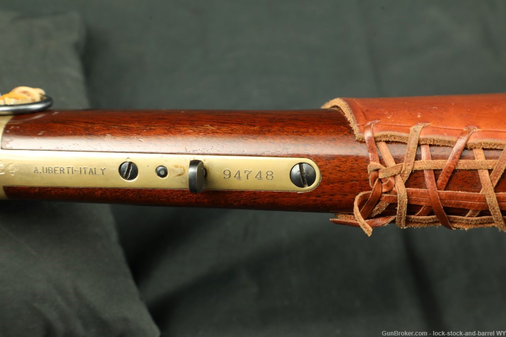Uberti 1866 Carbine Mod.66 Yellow Boy Saddle Ring 38 SPL Lever Action Rifle-img-31