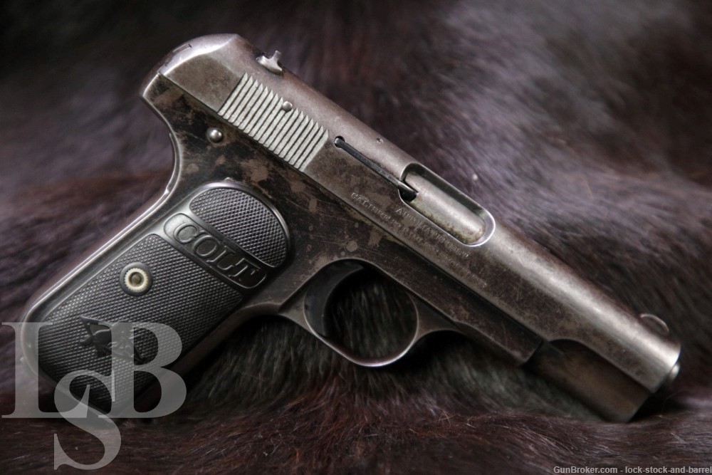 Colt Model 1903 Pocket Hammerless .32 ACP Semi-Automatic Pistol, 1912 C&R-img-0