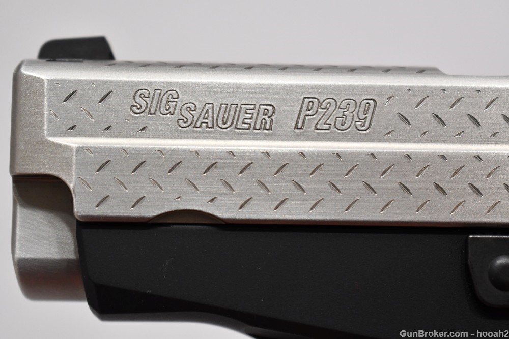 Excellent Sig Sauer P239 Diamond Plate 9mm Pistol W Box Spare Mag 2012-img-13