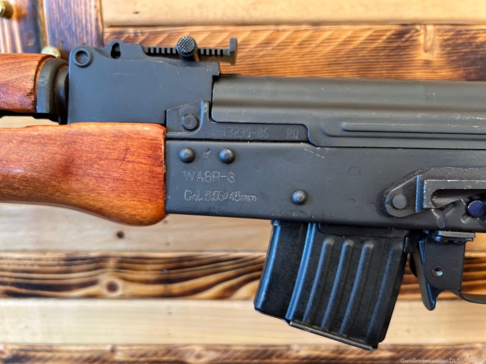ROMARM (CENTURY ARMS) WASR-3 AK-47 MATTE FINISH WOOD LAMINATE 16" 5.56/.223-img-9