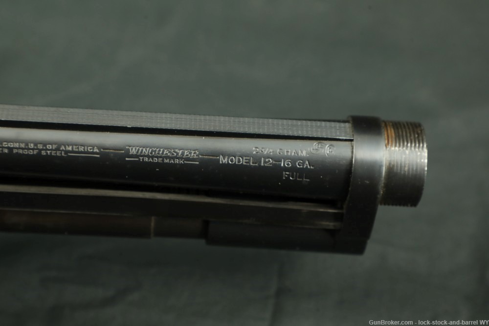 Winchester Model 12 1912 16 GA Three Barrel Set Pump Shotgun, MFD 1952 C&R-img-47