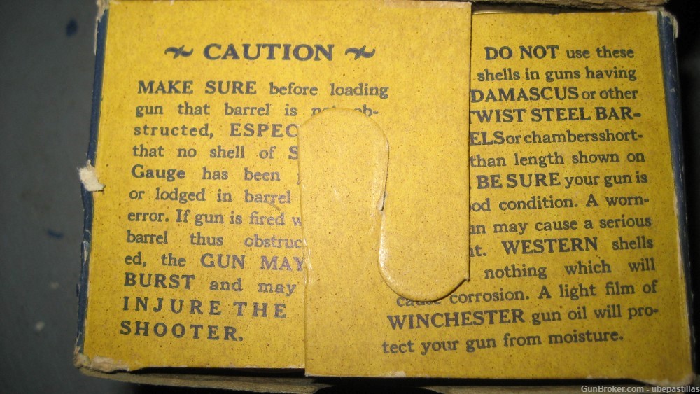 Vintage Western 16 Gauge US Gov't Property Ammo Shotshells #1 Buck Full Box-img-3