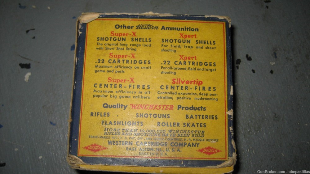 Vintage Western 16 Gauge US Gov't Property Ammo Shotshells #1 Buck Full Box-img-2