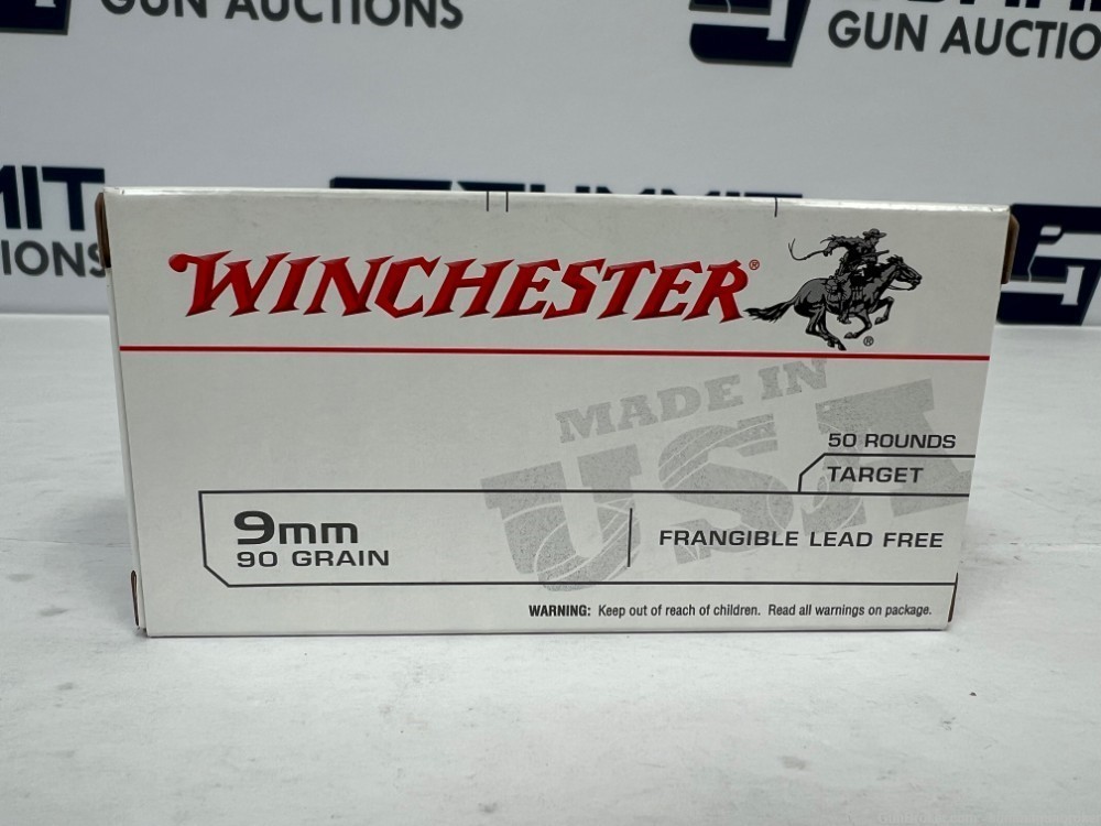  Winchester 9mm Luger 90 grain Frangible Lead Free Ammunition - 500 Rounds-img-4