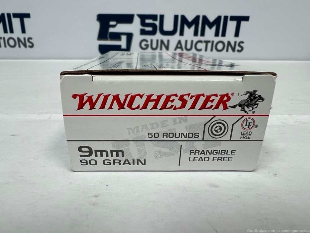  Winchester 9mm Luger 90 grain Frangible Lead Free Ammunition - 500 Rounds-img-5