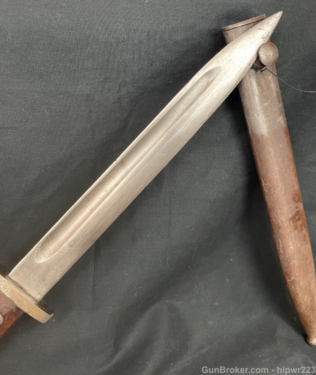 Turkish Mauser bayonet converted to fighting knife * ABSOLUTE AUCTION *-img-2