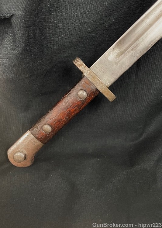 Turkish Mauser bayonet converted to fighting knife * ABSOLUTE AUCTION *-img-0