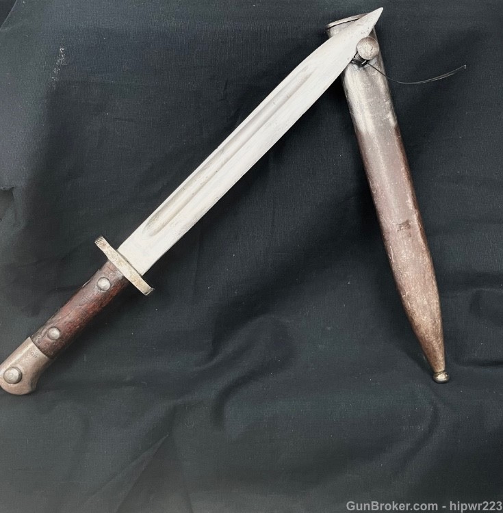 Turkish Mauser bayonet converted to fighting knife * ABSOLUTE AUCTION *-img-1