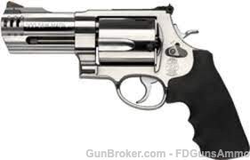 SMITH AND WESSON MODEL 500 STAINLESS .500 SW 4" BARREL 5-ROUNDS-img-0
