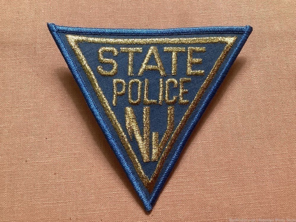 State Police New Jersey Ranking Officers Uniform Patch.-img-0