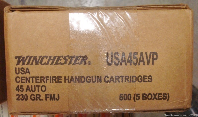 200 Winchester .45 acp 230 gr FMJ NEW ammo USA45AVP-img-4
