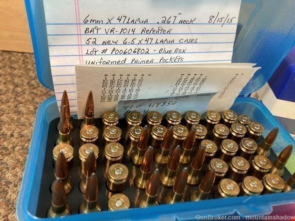 Custom Quarter Minute Magnum 6x47 Lapua on BAT Action | Ammo Included-img-14