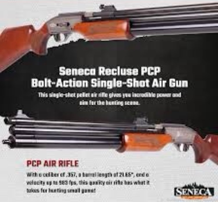 Seneca Recluse II 357-9mm big bore air gun! No licenses required-img-11