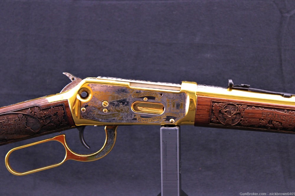 *1 OF 10* WINCHESTER 94AE ALLEGHENY COUNTY 24 KARAT GOLD ENGRAVED MUST SEE -img-32