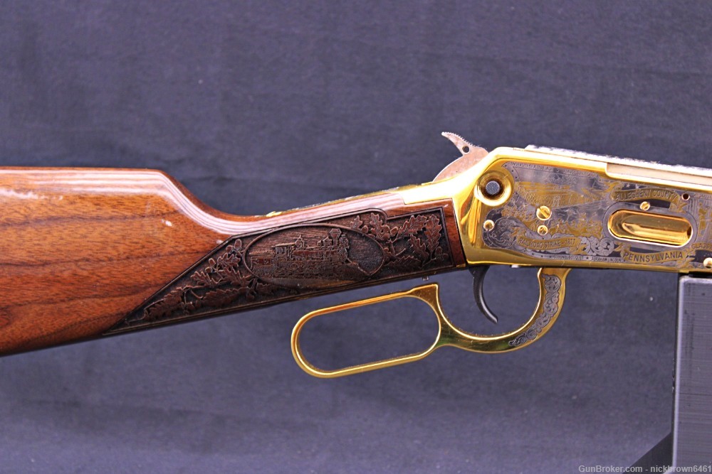 *1 OF 10* WINCHESTER 94AE ALLEGHENY COUNTY 24 KARAT GOLD ENGRAVED MUST SEE -img-31