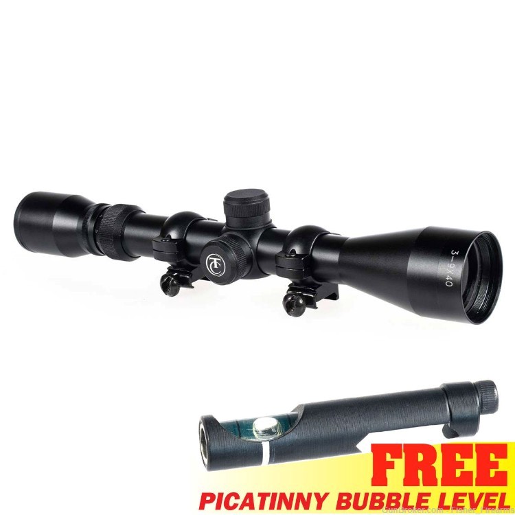 THOMPSON CENTER 3-9X40 SCOPE WITH RINGS-img-3