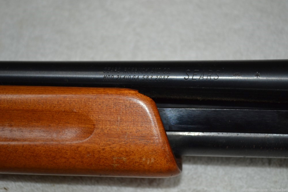 J.C. Higgins Model 21 410 ga pump shotgun 26" barrel-img-15