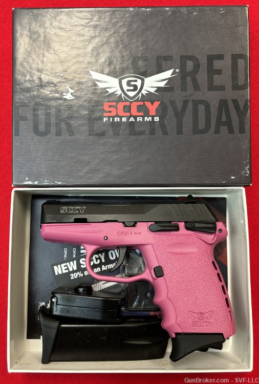 NIB NOS Sccy Firearms CPX-1 9mm Pink Pistol 9x19 New-img-1