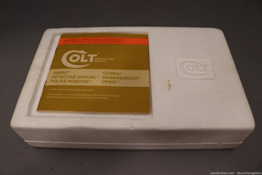 Colt Agent Light Weight .38SPL 2" w/ Box - Made 1983 --img-11
