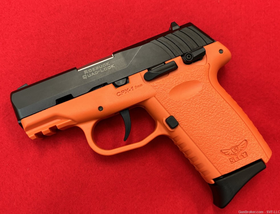 NIB NOS Sccy Firearms CPX-1 9mm Orange Pistol 9x19 New-img-0
