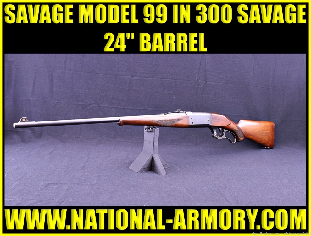 1941 SAVAGE MODEL 99 300 SAVAGE 24" BBL LEVER ACTION C&R WWII-img-0