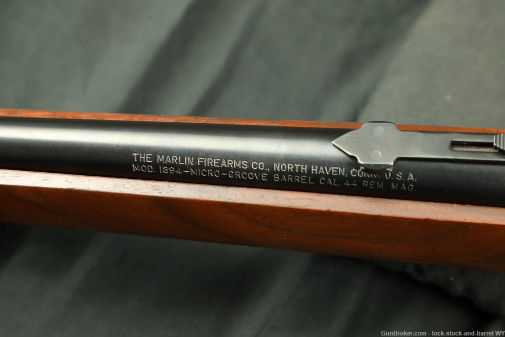 Marlin Firearms Co. Model 1894 JM .44 Magnum Lever Action Rifle 1977-img-27