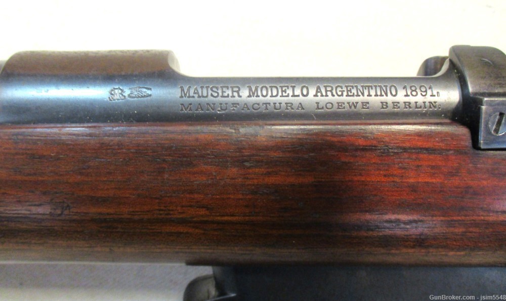 1891 Argentine Mauser Loewe Berlin 7.65X53mm Bolt Action Rifle 29” Matching-img-2