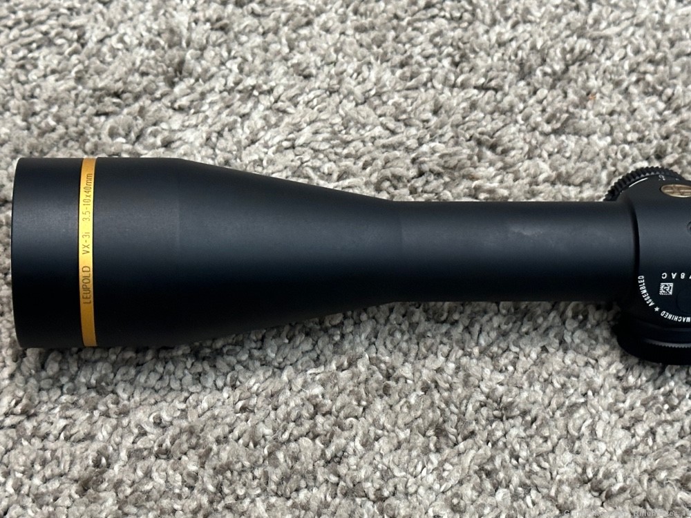 Leupold VX-3I 3.5-10x40mm riflescope 1” tube duplex CDS 1/4” click matte -img-4