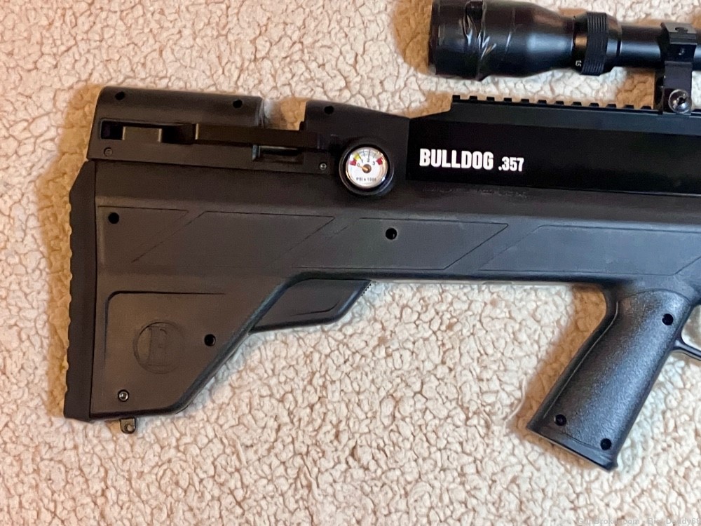Benjamin Bulldog M357 357/9mm rifle! No licenses required!-img-1
