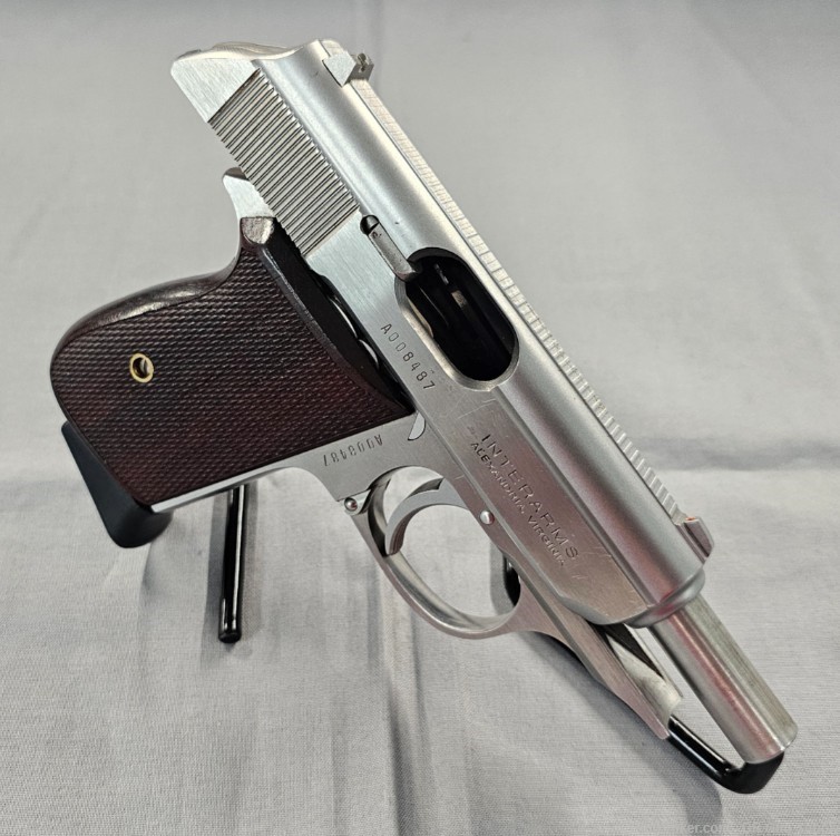 Walther PPK 380 ACP 3.25" 6RD Interarms Stainless 9MM Kurz NO CC FEES-img-3