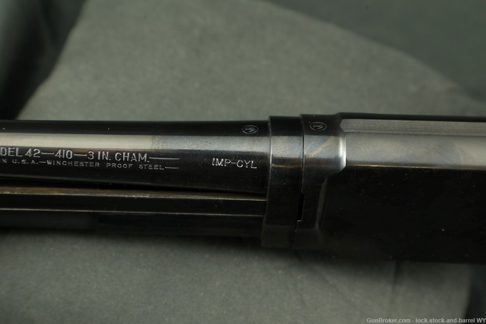 Scarce Winchester Model 42 G4213S I/C Imp Cyl 26" 410 Pump Shotgun 1954 C&R-img-25