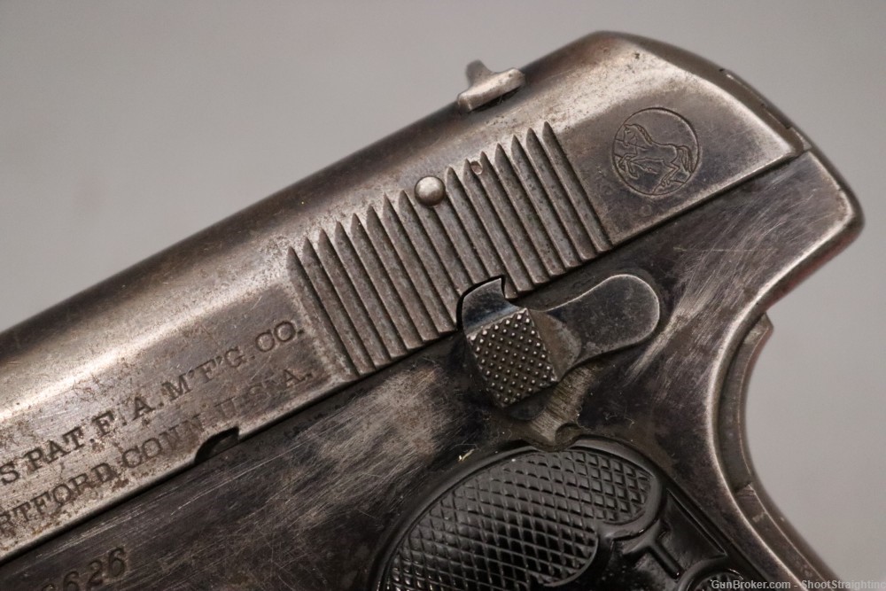 Colt 1903 Pocket Hammerless .32ACP 4"  - Type I - Made 1907 --img-19