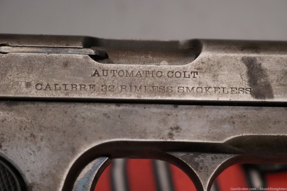 Colt 1903 Pocket Hammerless .32ACP 4"  - Type I - Made 1907 --img-4