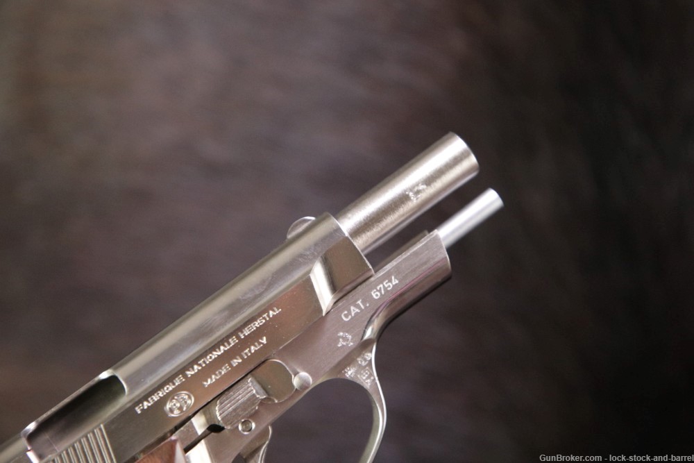 Browning Beretta Model BDA .380 ACP Nickel Semi-Automatic Pistol, MFD 1990-img-17