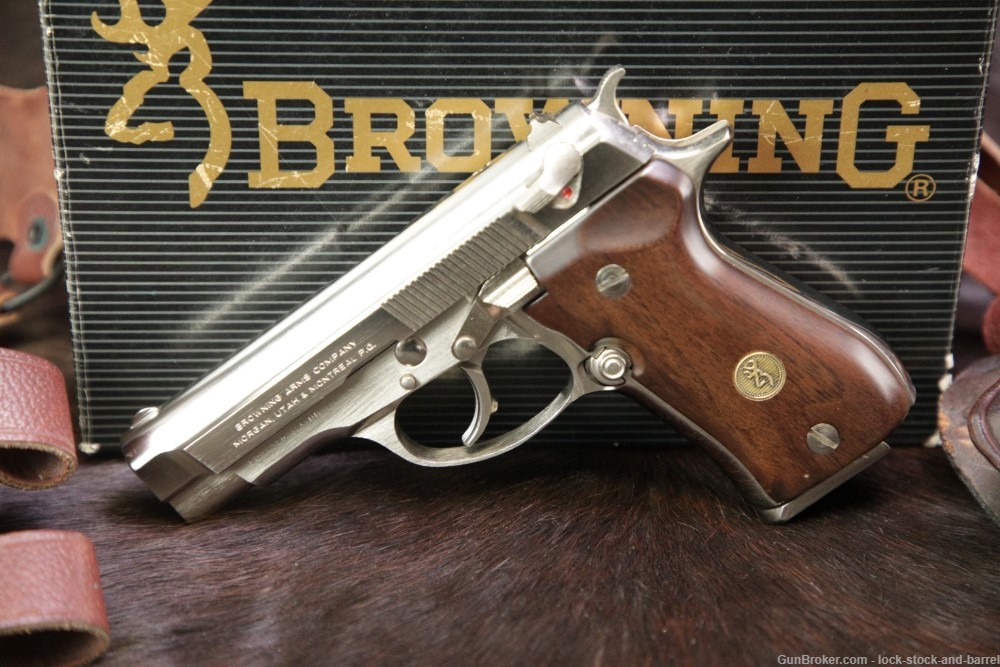 Browning Beretta Model BDA .380 ACP Nickel Semi-Automatic Pistol, MFD 1990-img-3