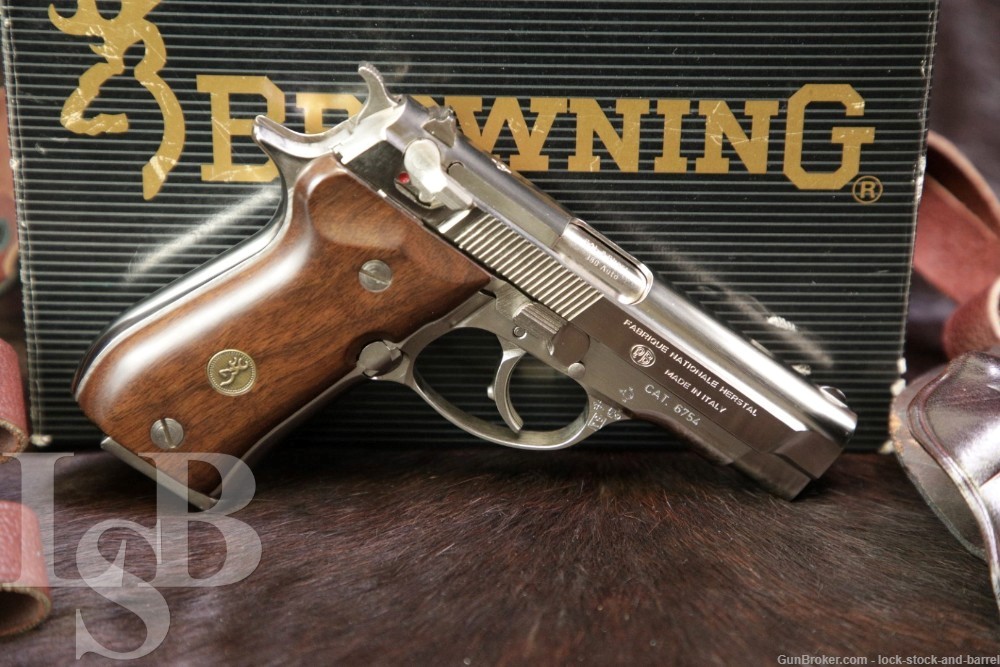 Browning Beretta Model BDA .380 ACP Nickel Semi-Automatic Pistol, MFD 1990-img-0