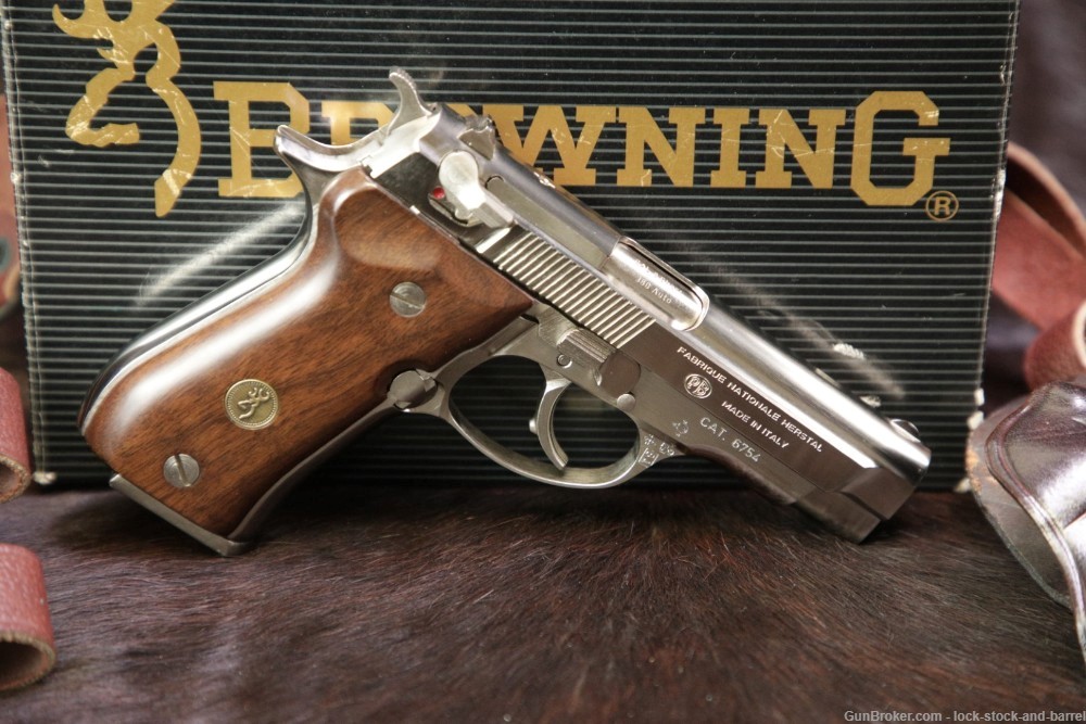 Browning Beretta Model BDA .380 ACP Nickel Semi-Automatic Pistol, MFD 1990-img-2