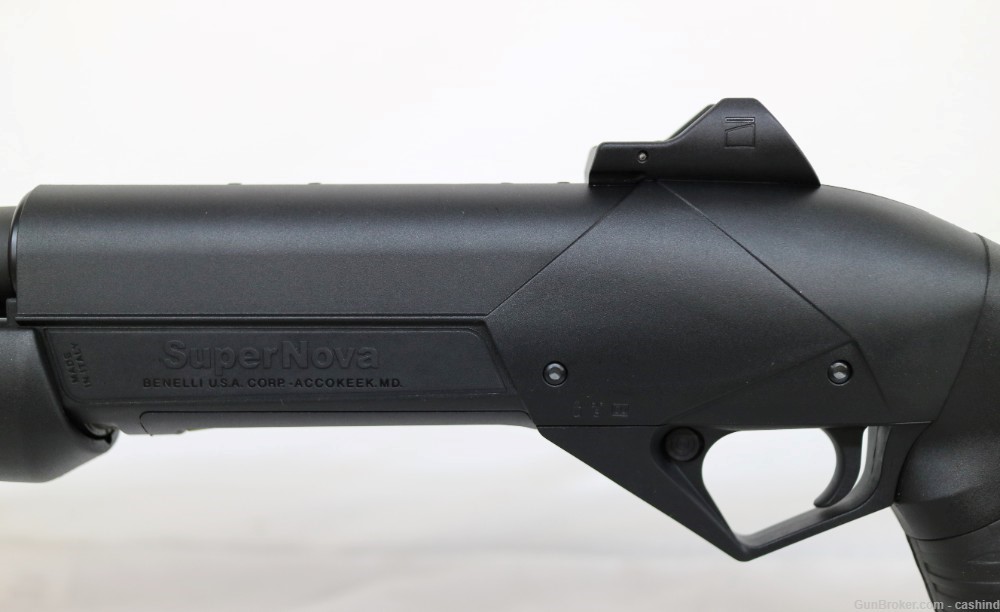 Benelli SuperNova Tactical 12ga 18” Pump Shotgun – Synthetic Black  -img-9