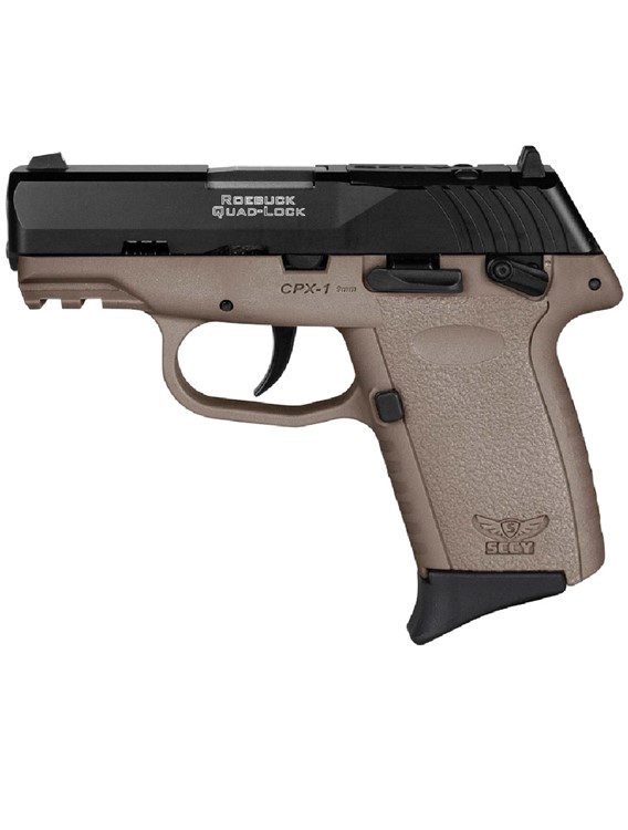 SCCY Industries CPX-1 Gen3 RDR 9mm Luger Pistol 3.10 Black/FDE CPX1CBDERDRG-img-1