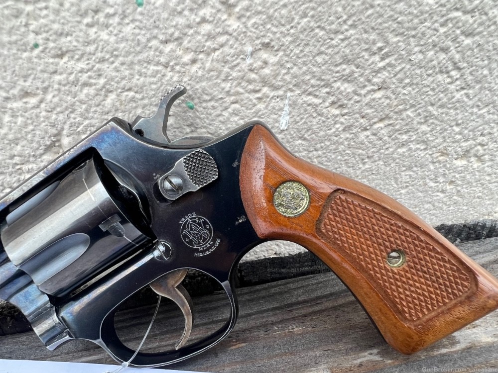 Smith & Wesson 33-1 .38 S&W Revolver Model 33 Wood Grips Rare-img-2