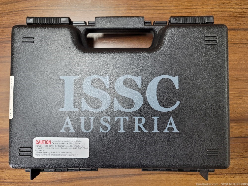 ISSC Austria M22 Hard Case with Manual -img-0